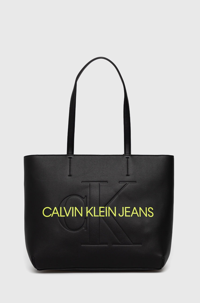 

Чанта Calvin Klein Jeans в черно, Черен