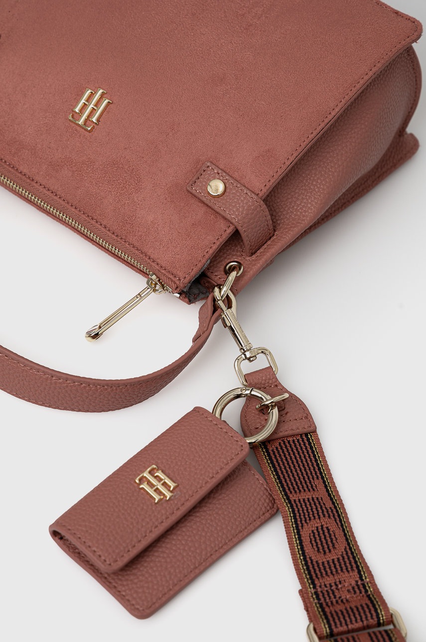

Сумочка Tommy Hilfiger колір рожевий