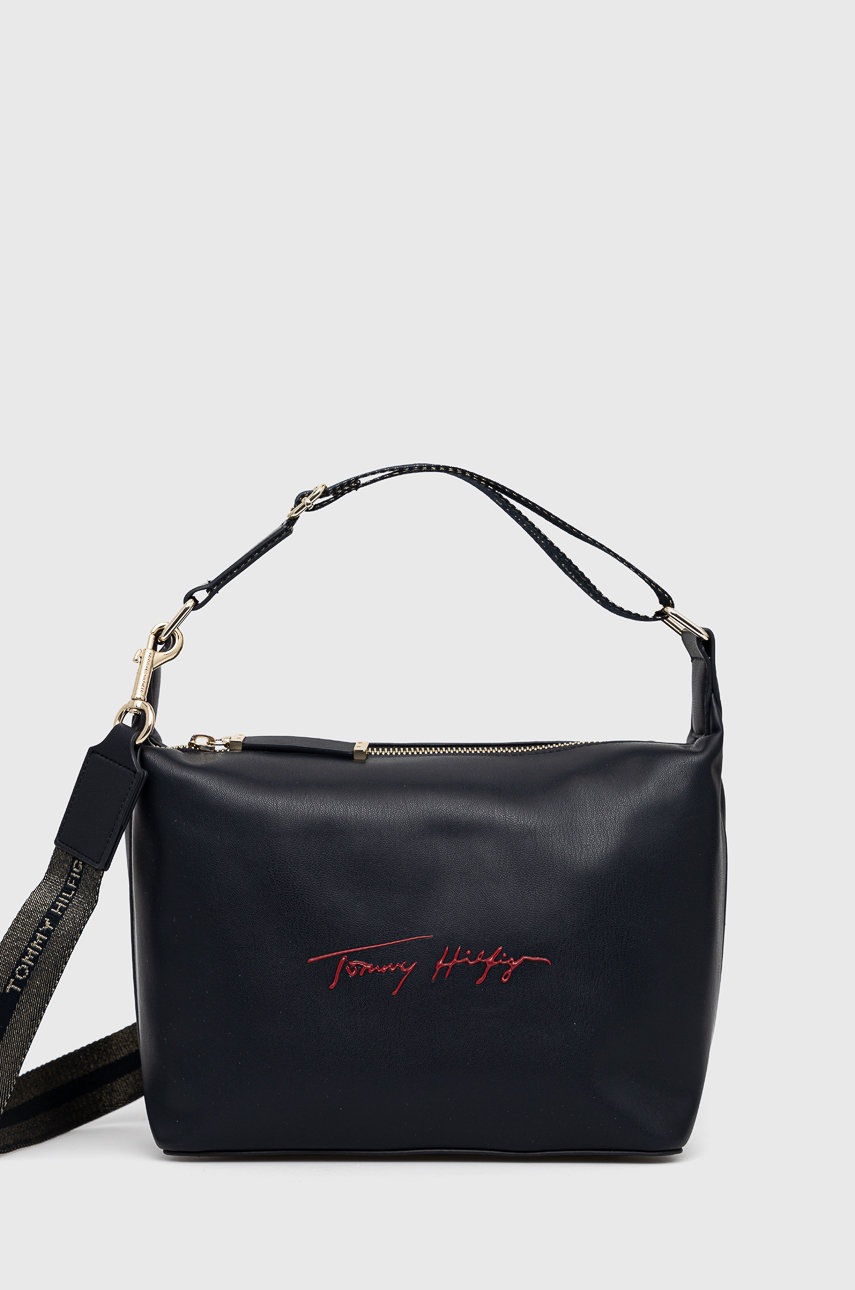 

Чанта Tommy Hilfiger в тъмносиньо, Тъмносин