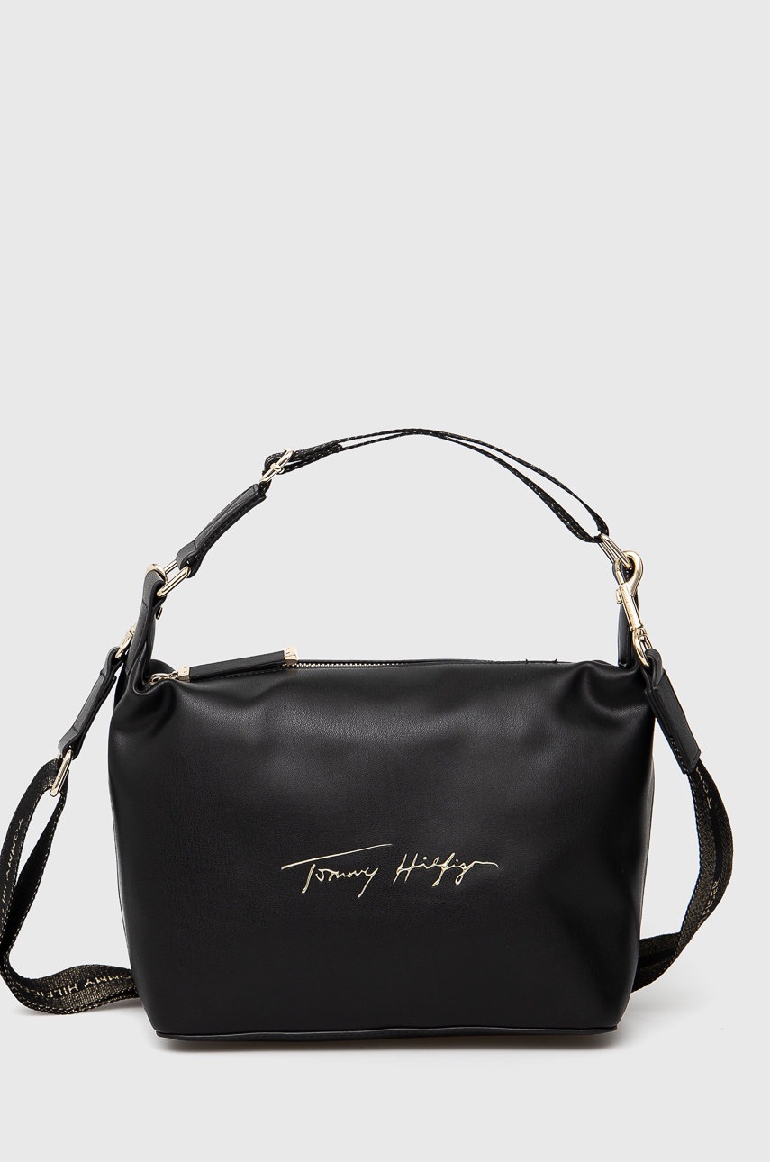 

Чанта Tommy Hilfiger в черно, Черен