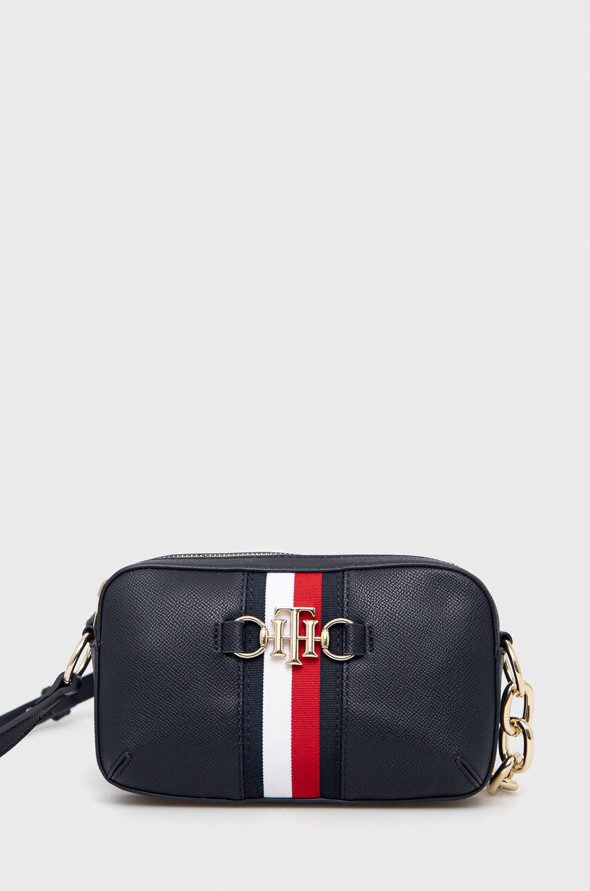 

Чанта Tommy Hilfiger в тъмносиньо, Тъмносин