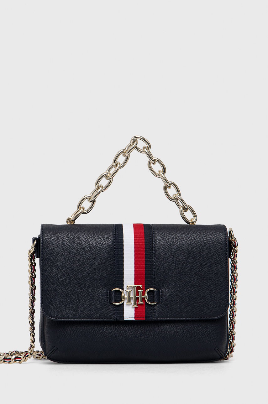 

Чанта Tommy Hilfiger в тъмносиньо, Тъмносин