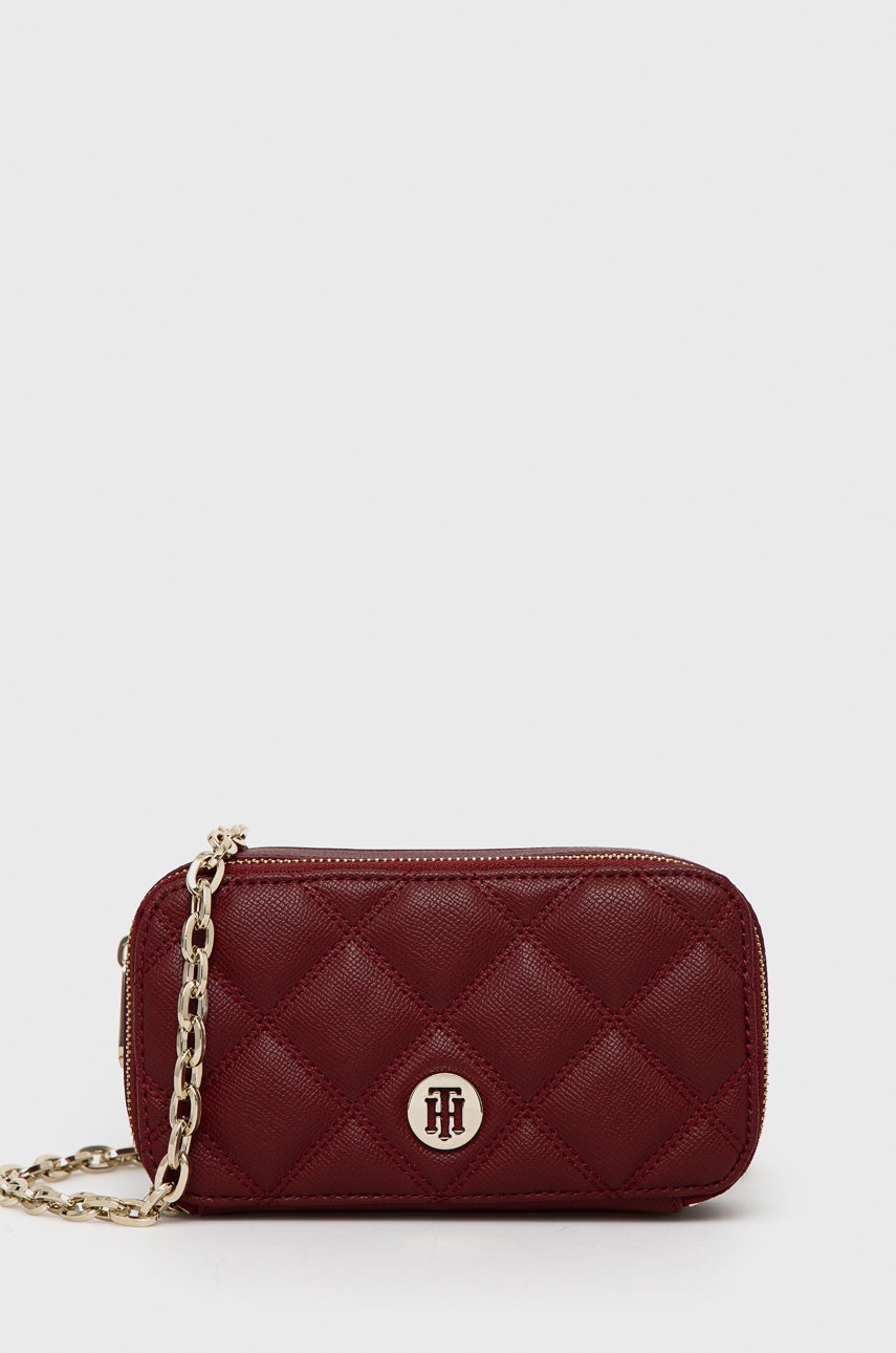 

Чанта Tommy Hilfiger в червено, Червен