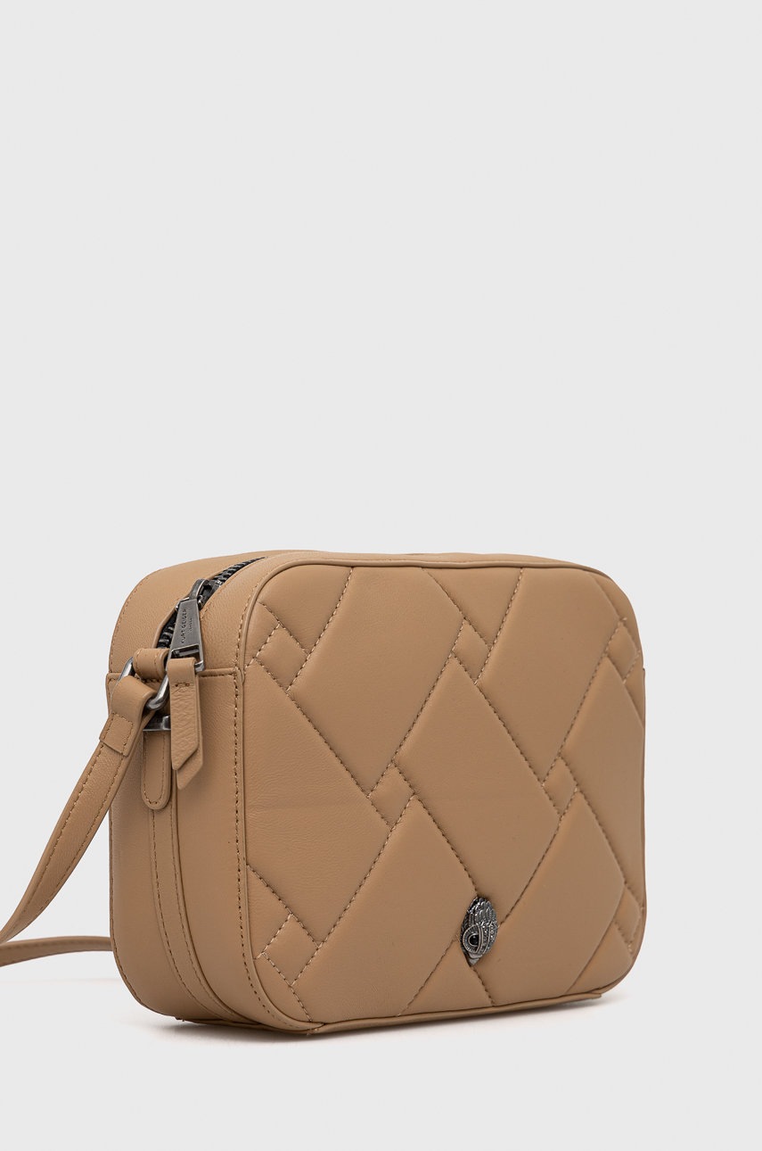 

Кожаная сумочка Kurt Geiger London цвет жёлтый