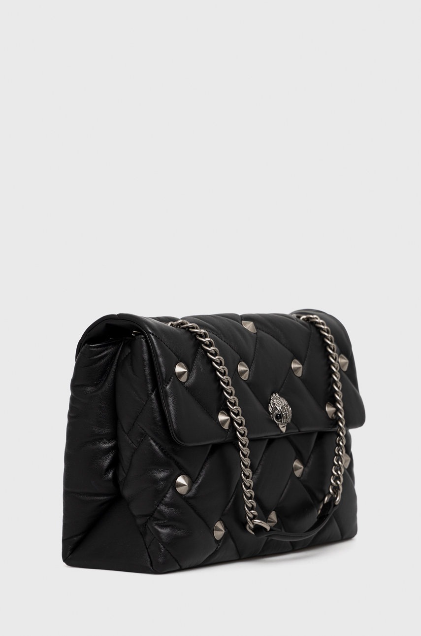 

Кожаная сумочка Kurt Geiger London цвет чёрный