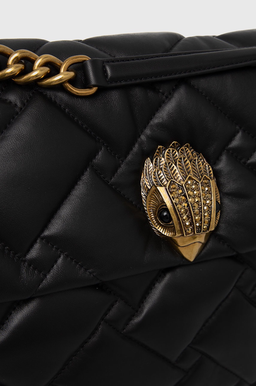 

Шкіряна сумочка Kurt Geiger London колір чорний
