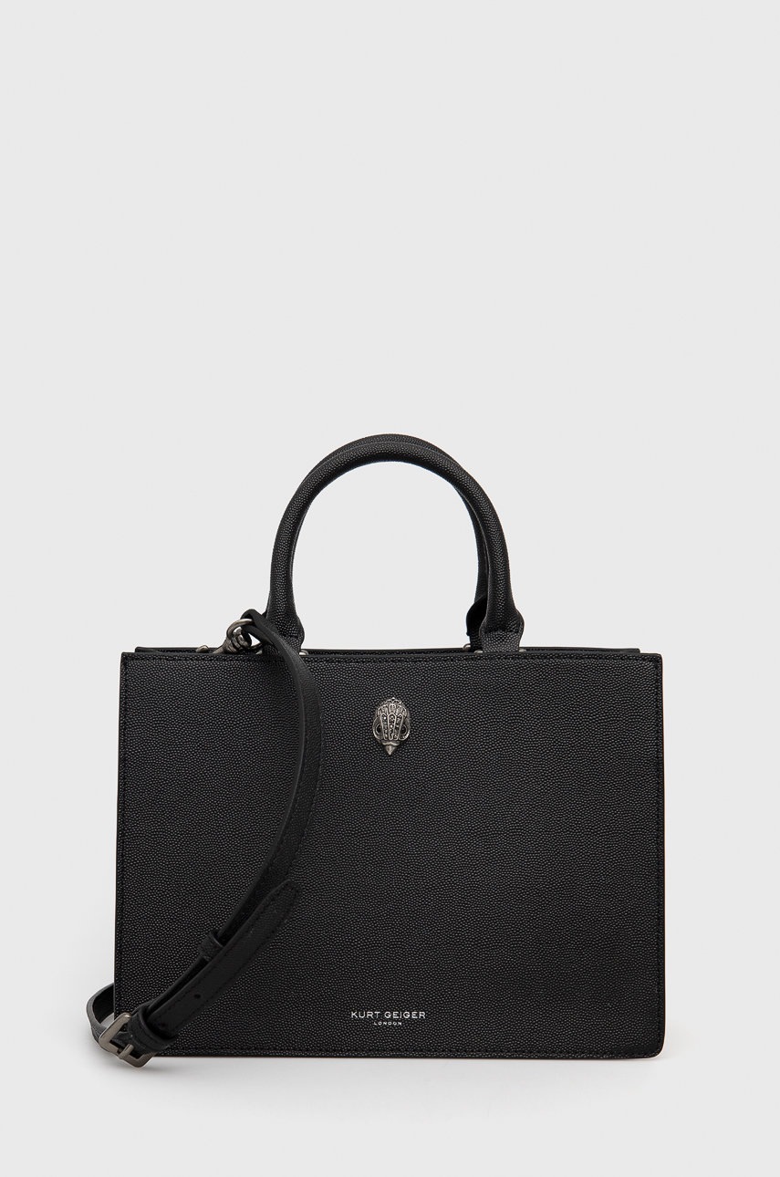 

Kurt Geiger London - Кожена чанта, Черен