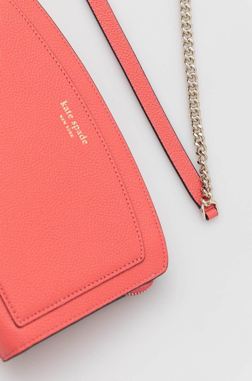 

Шкіряна сумочка Kate Spade колір рожевий