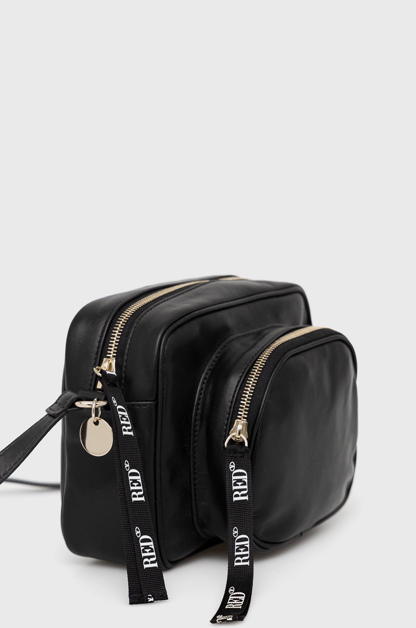 

Кожаная сумочка Red Valentino цвет чёрный