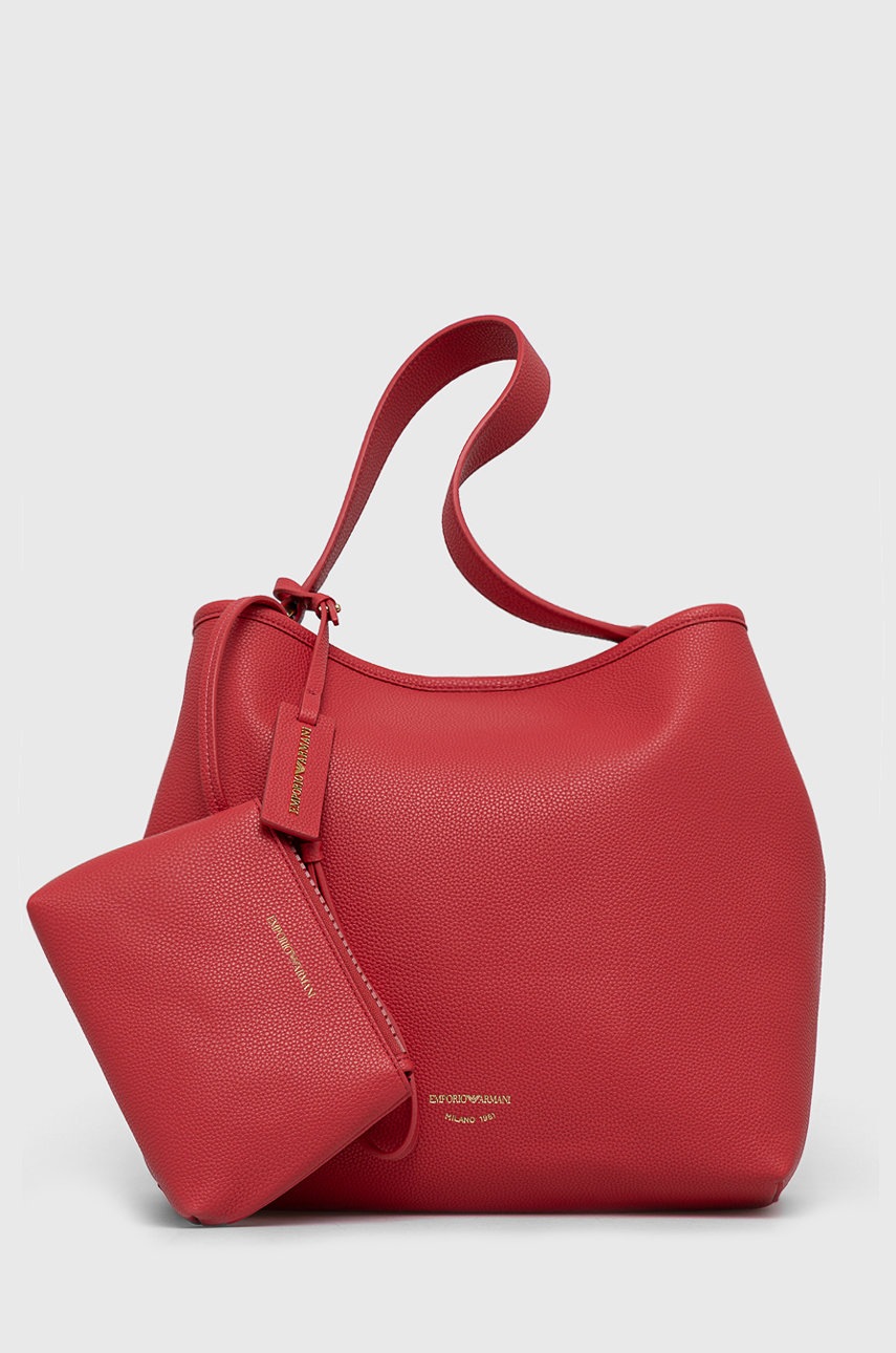 

Чанта Emporio Armani в червено, Червен