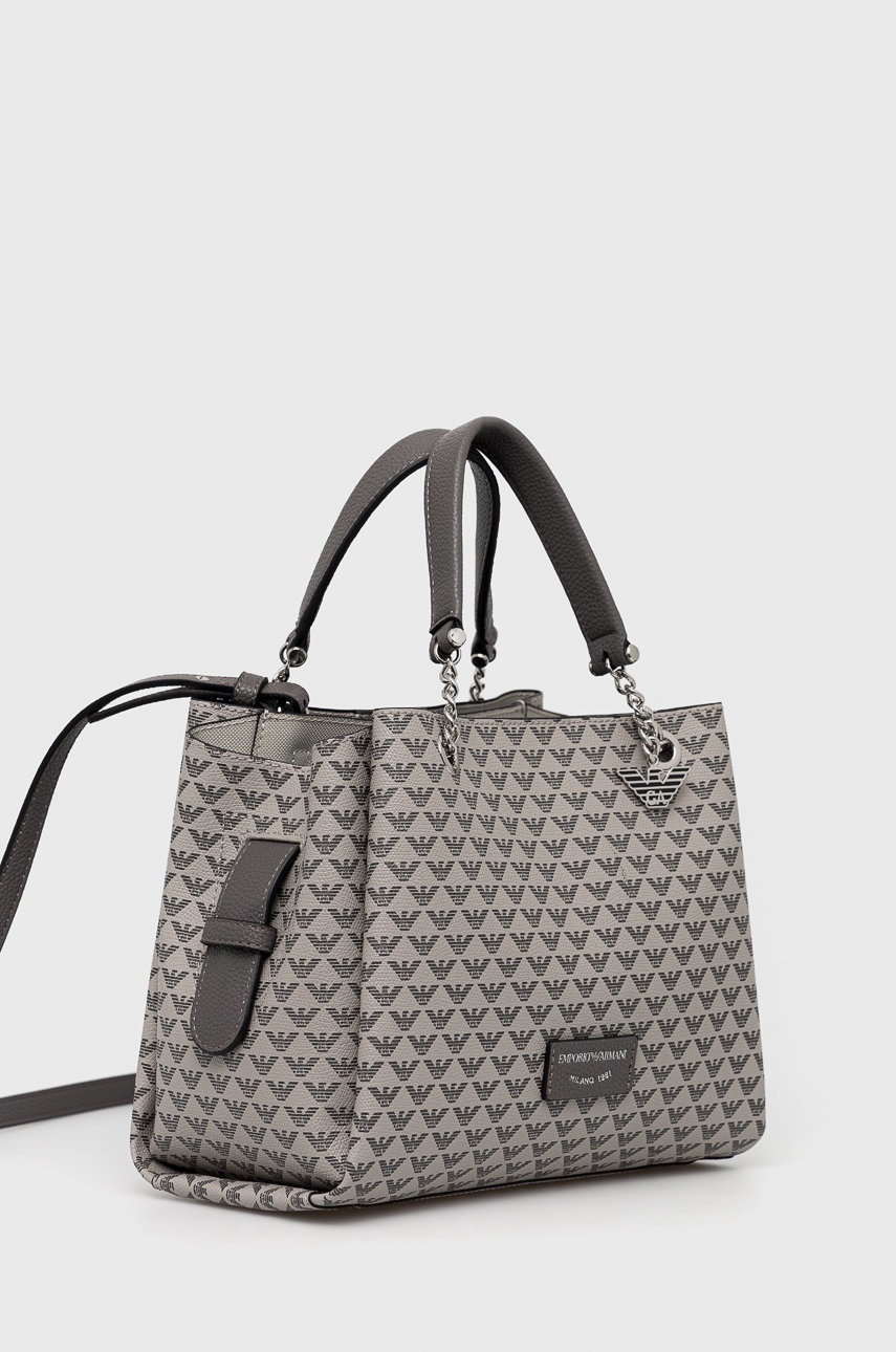 

Сумочка Emporio Armani колір сірий