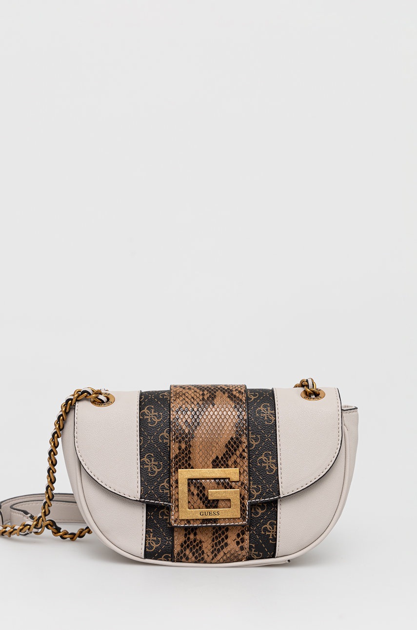 

Чанта Guess в бежово, Бежов