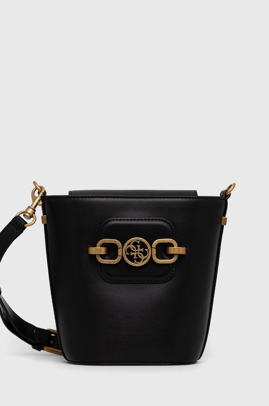 

Чанта Guess в черно, Черен