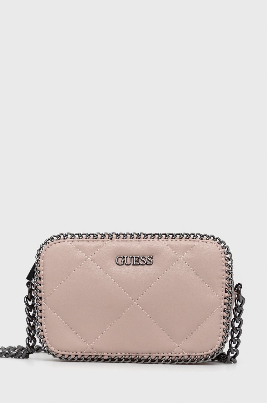 

Чанта Guess в розово, Розов