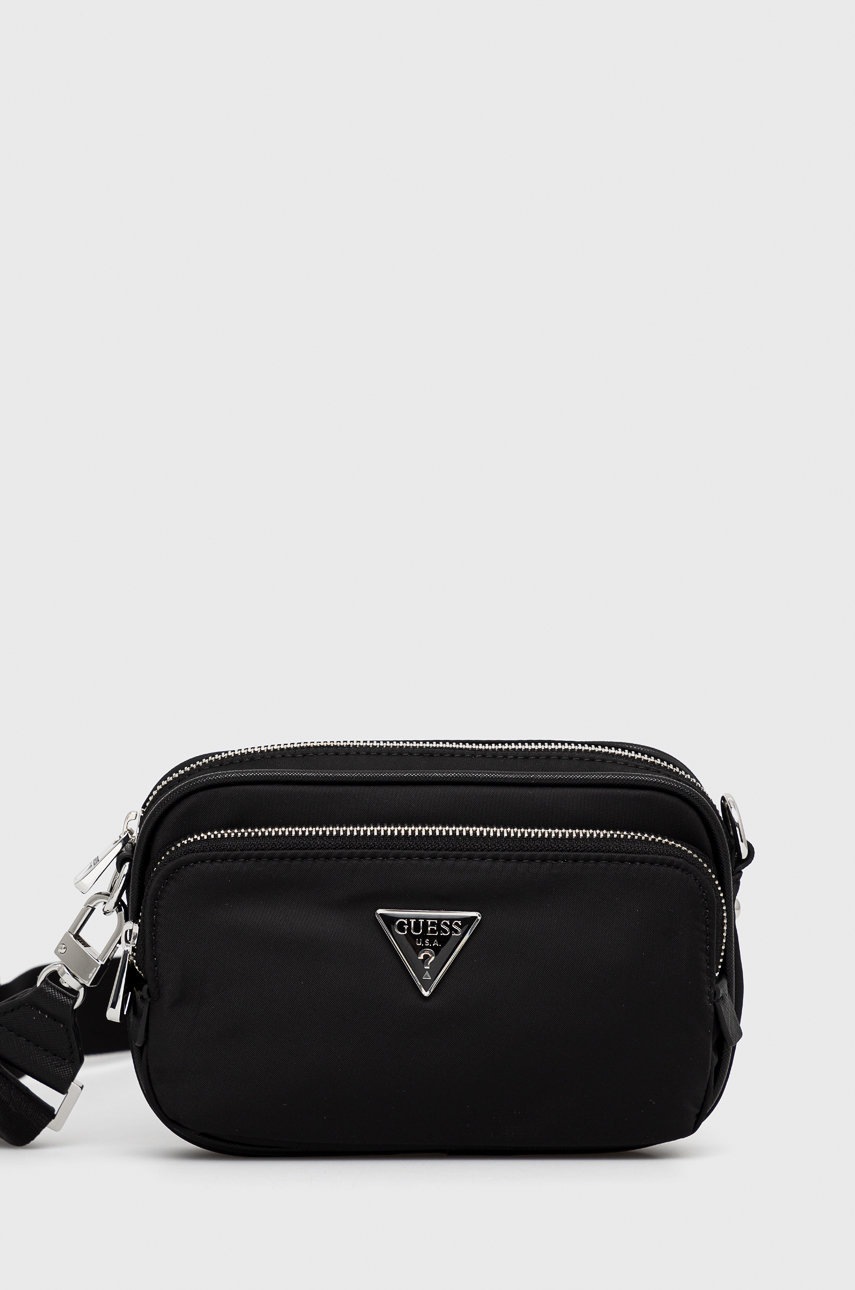 

Чанта Guess в черно, Черен