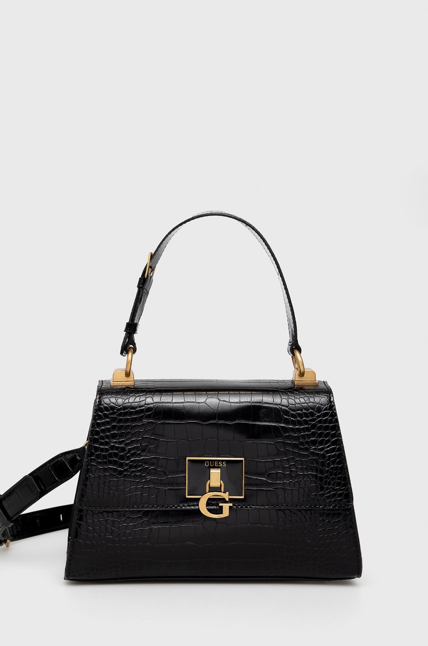 

Чанта Guess в черно, Черен