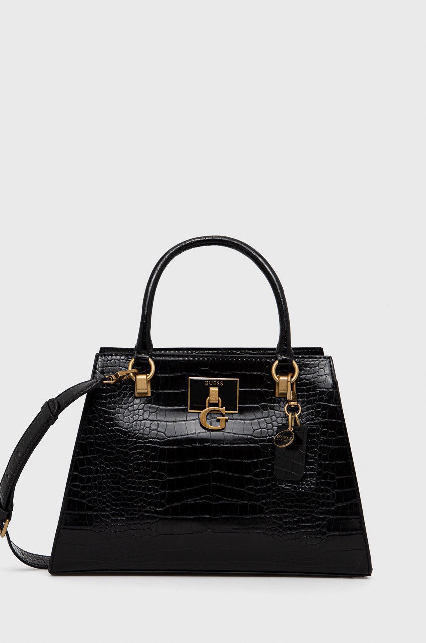 

Чанта Guess в черно, Черен
