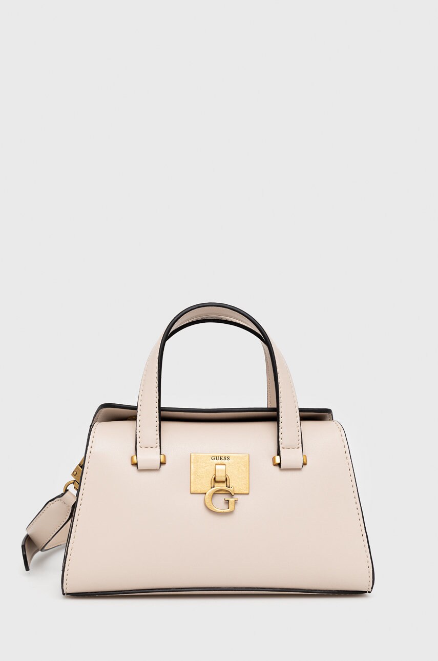 

Чанта Guess в бежово, Бежов