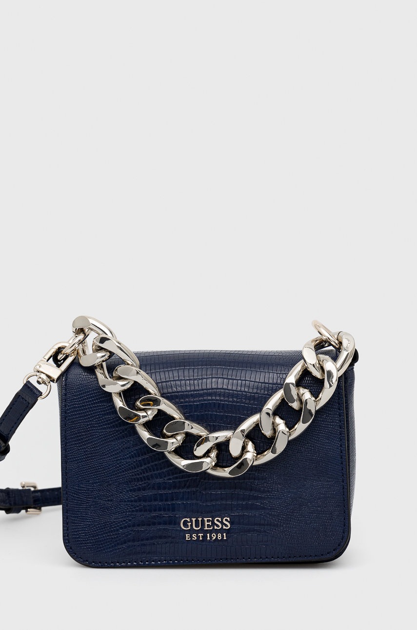 

Чанта Guess в тъмносиньо, Тъмносин