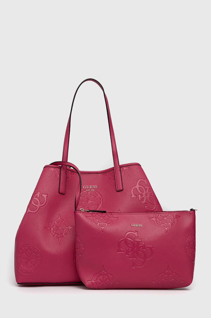 

Чанта Guess в розово, Розов