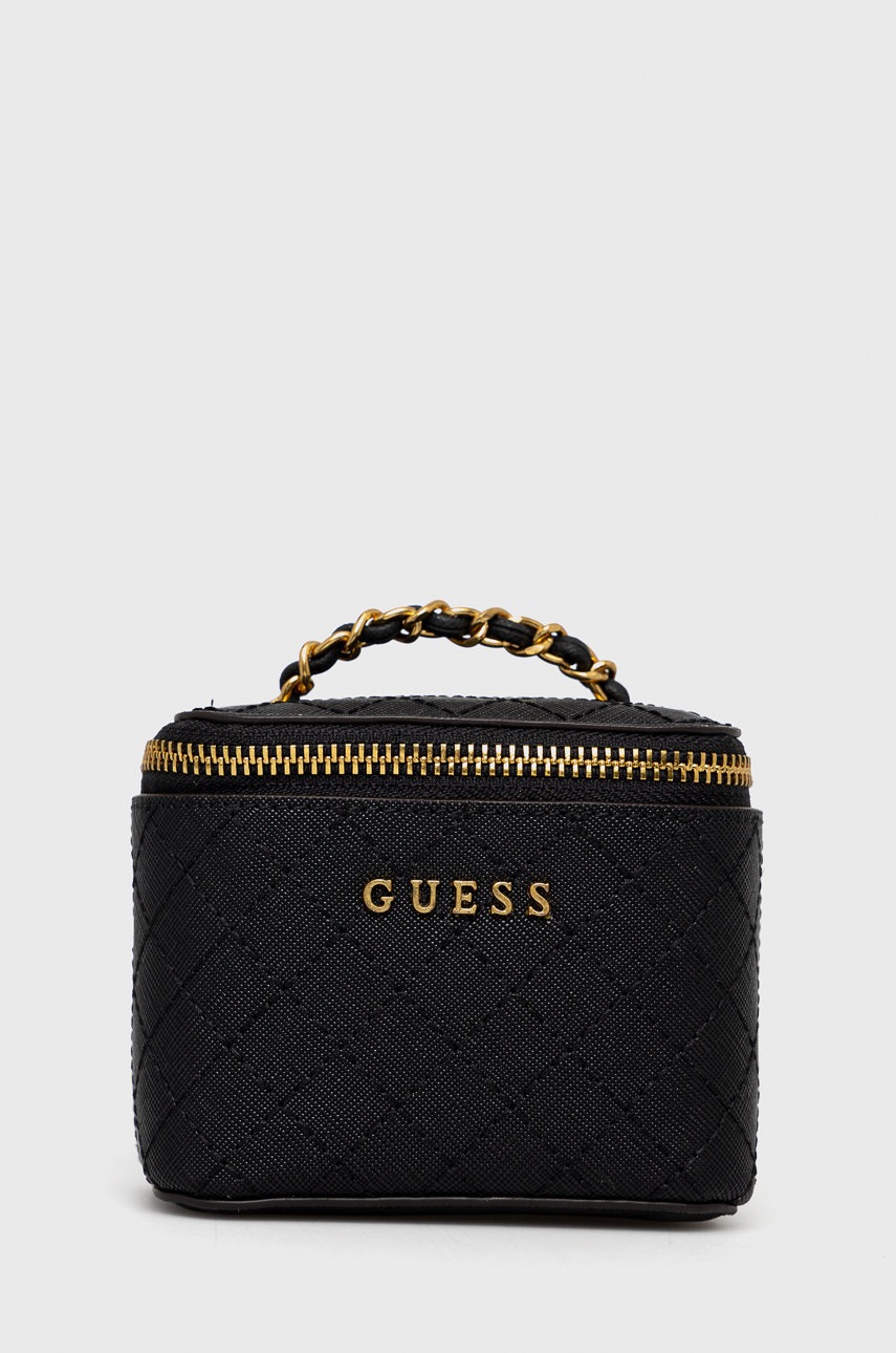 

Чанта Guess в черно, Черен