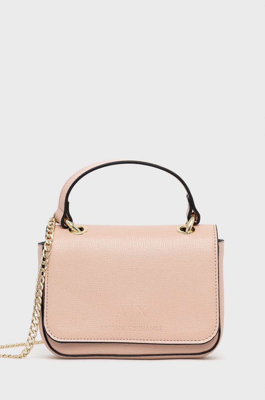

Чанта Armani Exchange в розово, Розов