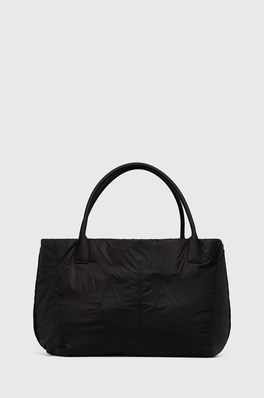 

Чанта Armani Exchange в черно, Черен