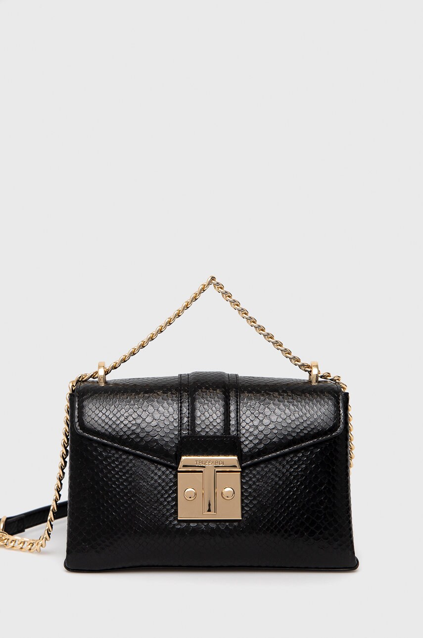 

Чанта Trussardi в черно, Черен
