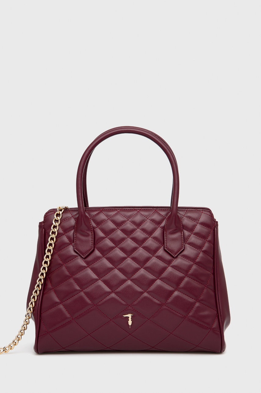 

Чанта Trussardi в черно, Бордо