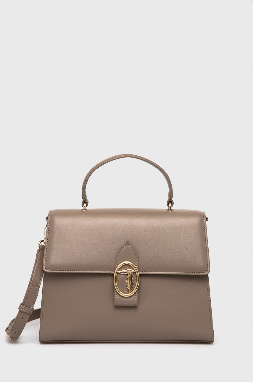 

Чанта Trussardi в бежово, Бежов