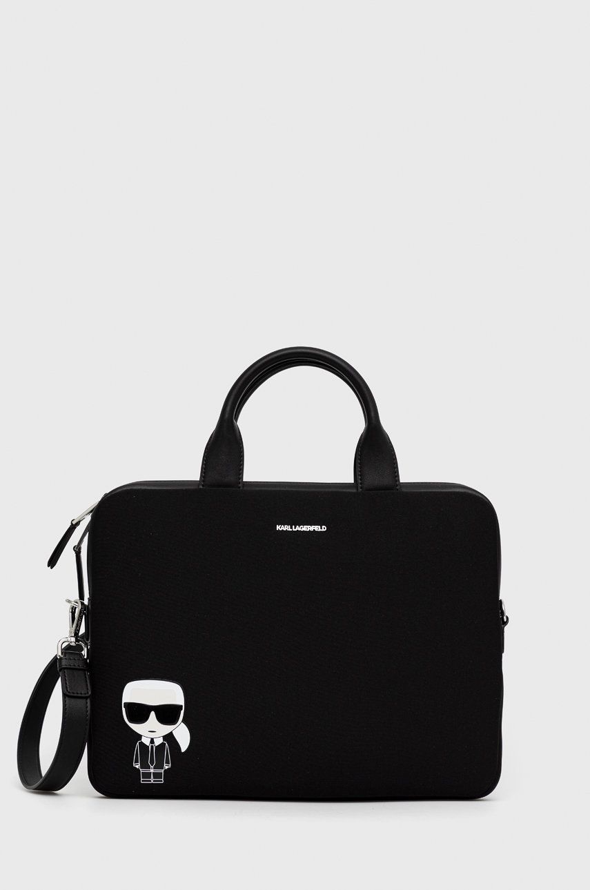 Karl Lagerfeld Geantă culoarea negru answear.ro imagine megaplaza.ro