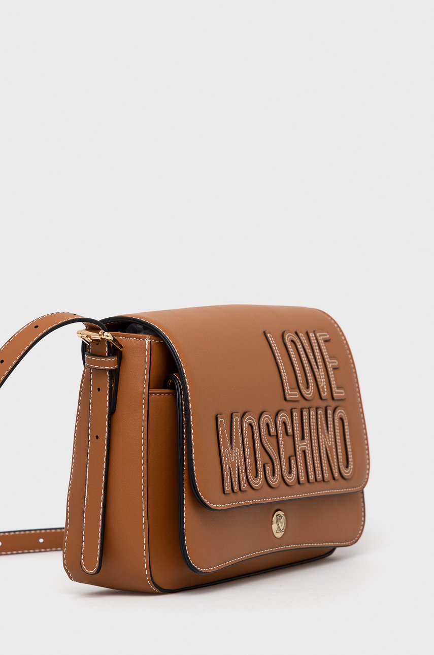 

Сумочка Love Moschino колір коричневий
