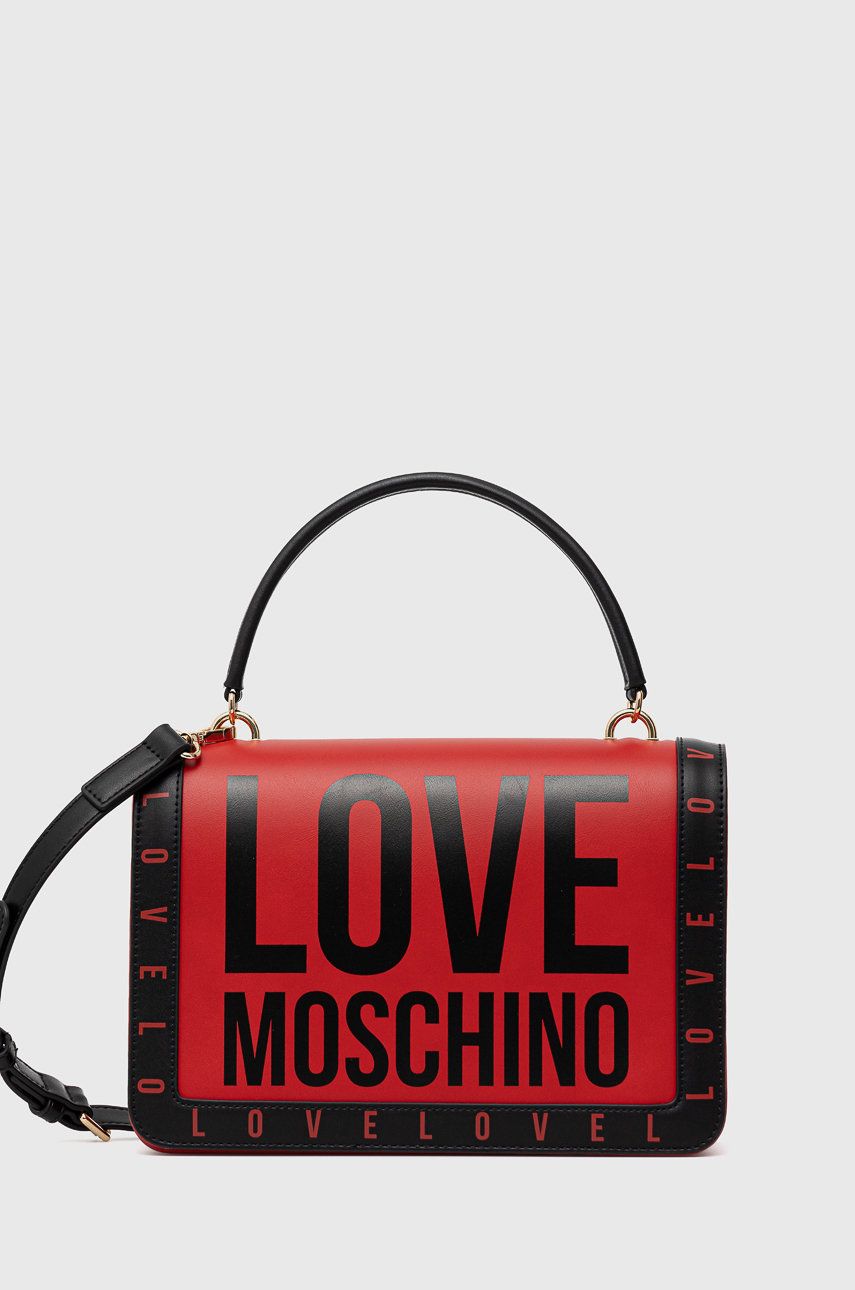 Love Moschino Poseta culoarea rosu