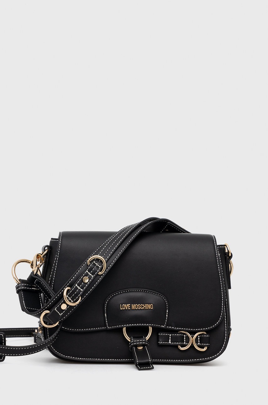 

Чанта Love Moschino в черно, Черен