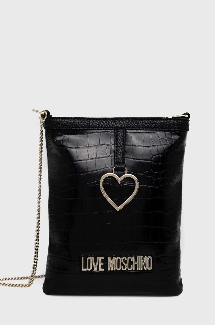 

Чанта Love Moschino в черно, Черен