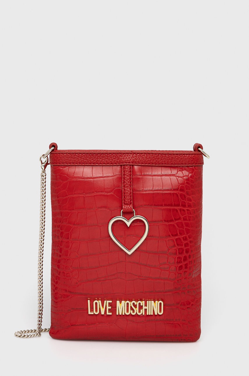 

Чанта Love Moschino в червено, Червен