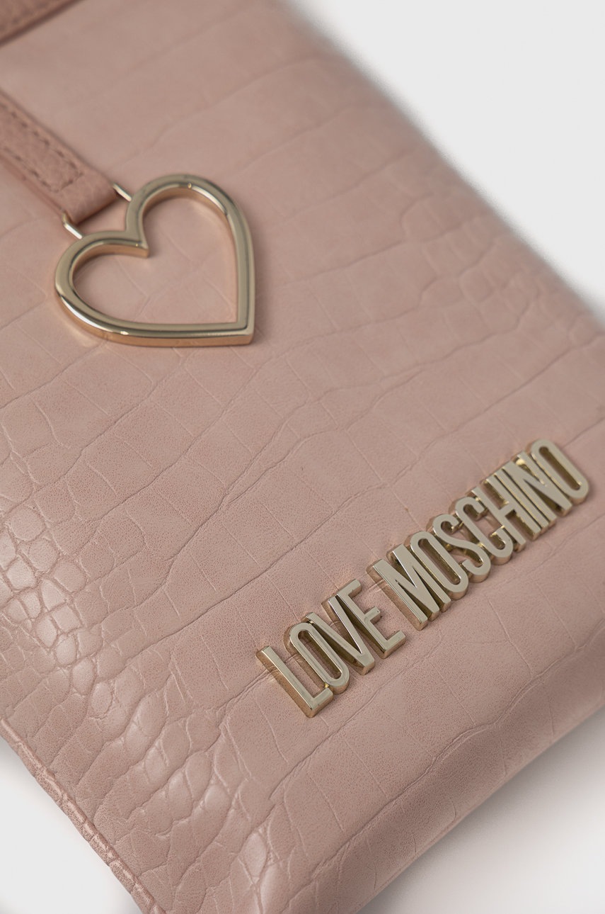 

Сумочка Love Moschino колір рожевий