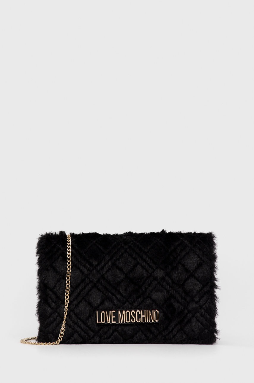 

Чанта Love Moschino в черно, Черен