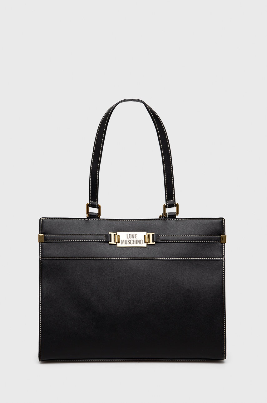 

Чанта Love Moschino в черно, Черен
