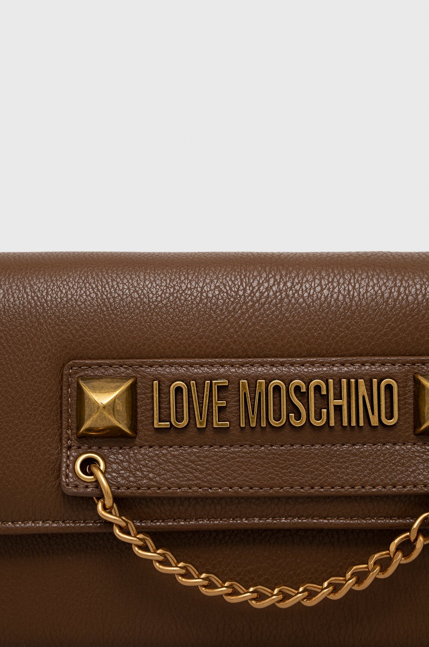 

Сумочка Love Moschino колір коричневий