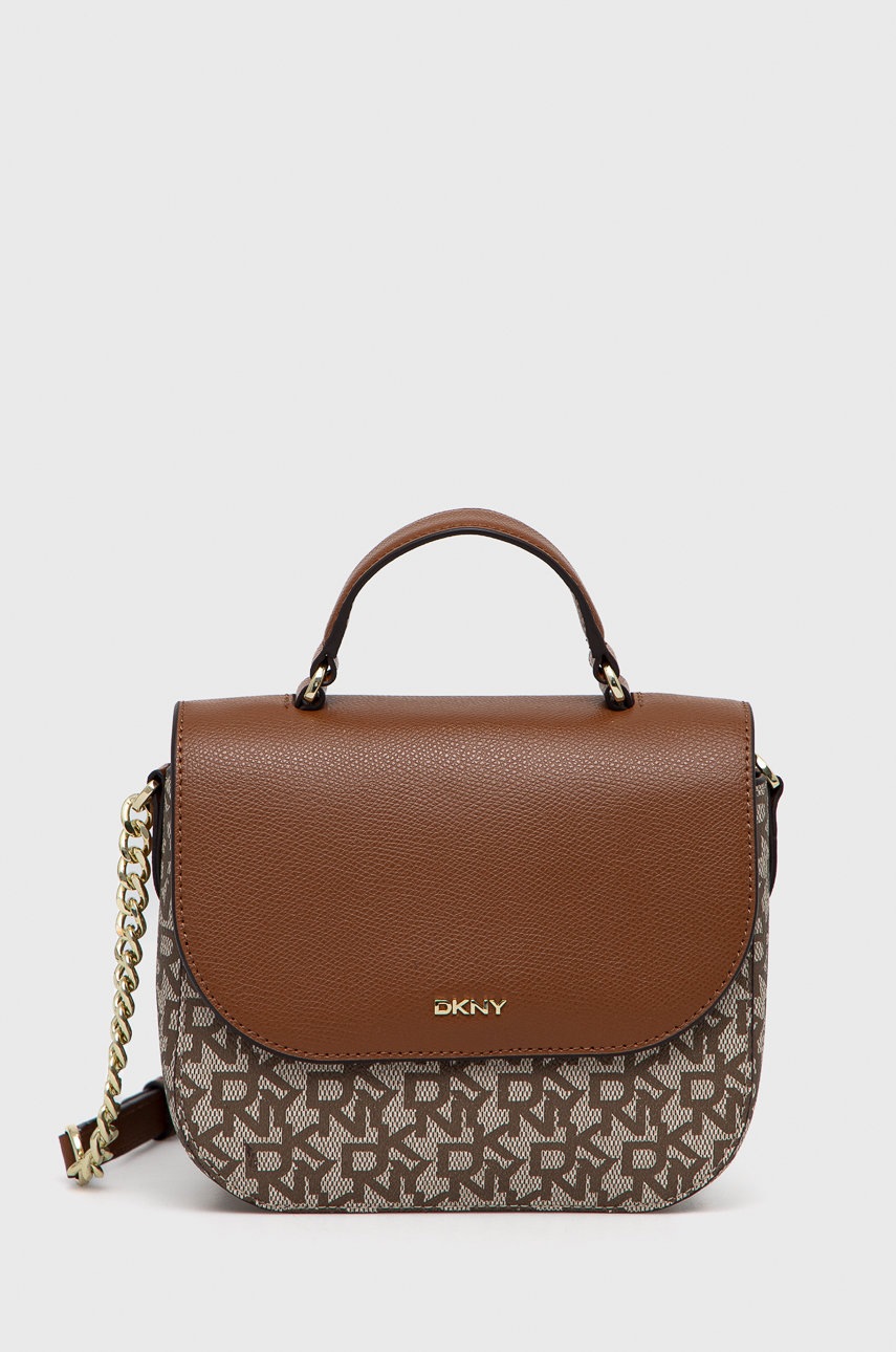 

Чанта Dkny в кафяво, Кафяв