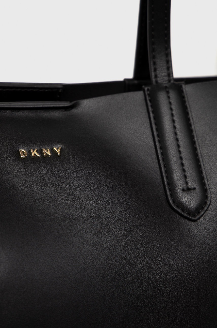 

Шкіряна сумочка Dkny колір чорний