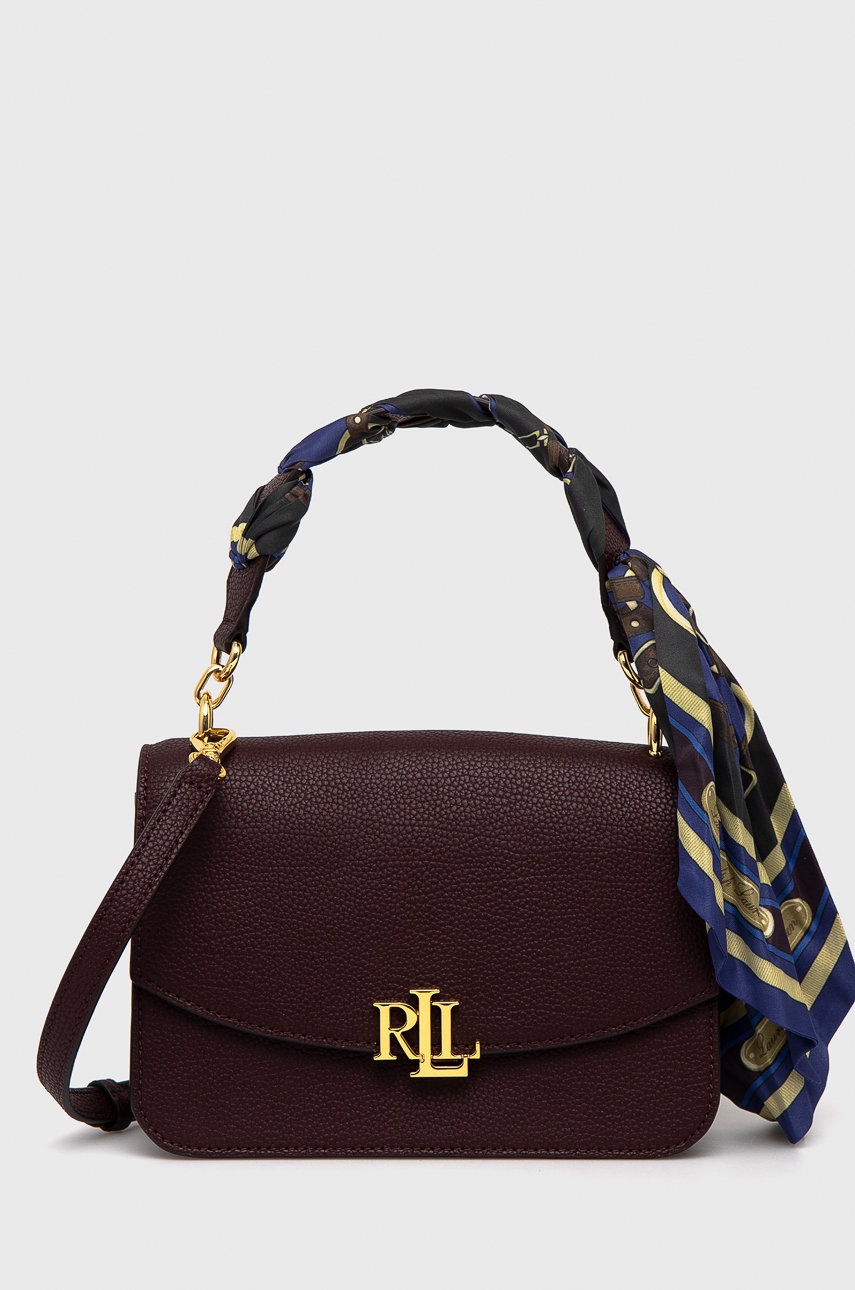 

Lauren Ralph Lauren - Кожена чанта, Бордо