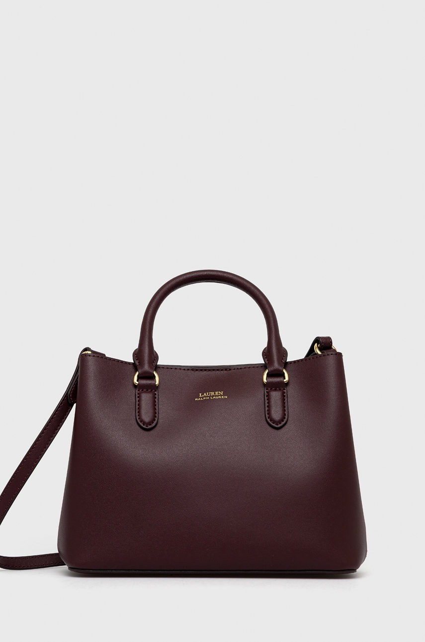 

Lauren Ralph Lauren - Кожена чанта, Бордо