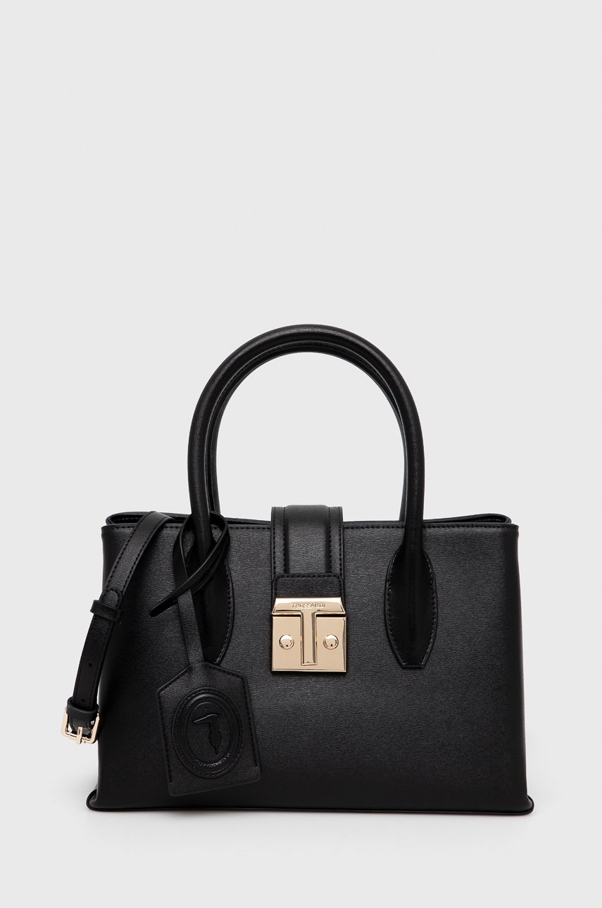

Чанта Trussardi в черно, Черен
