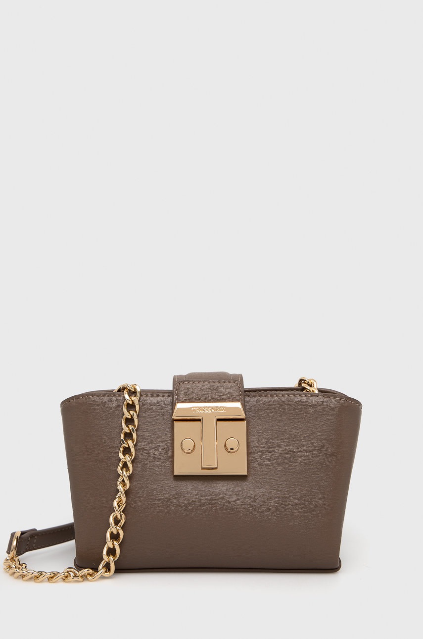 

Чанта Trussardi в бежово, Бежов