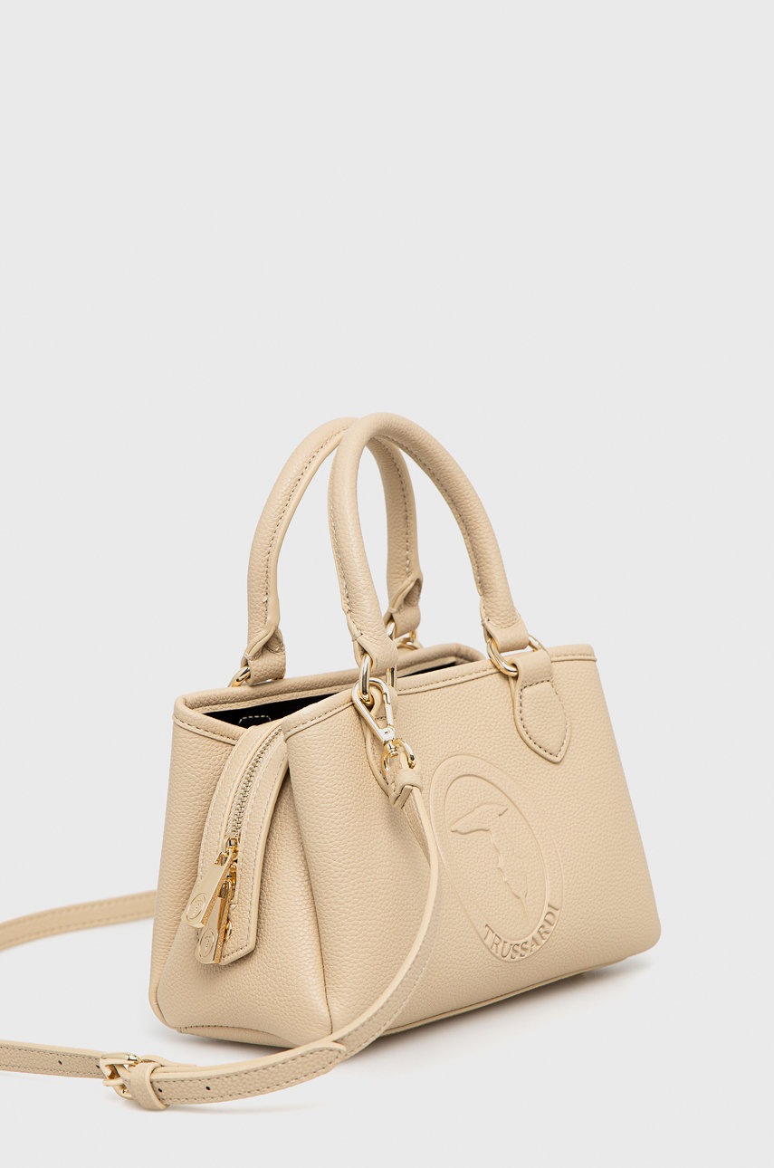 

Сумочка Trussardi колір бежевий