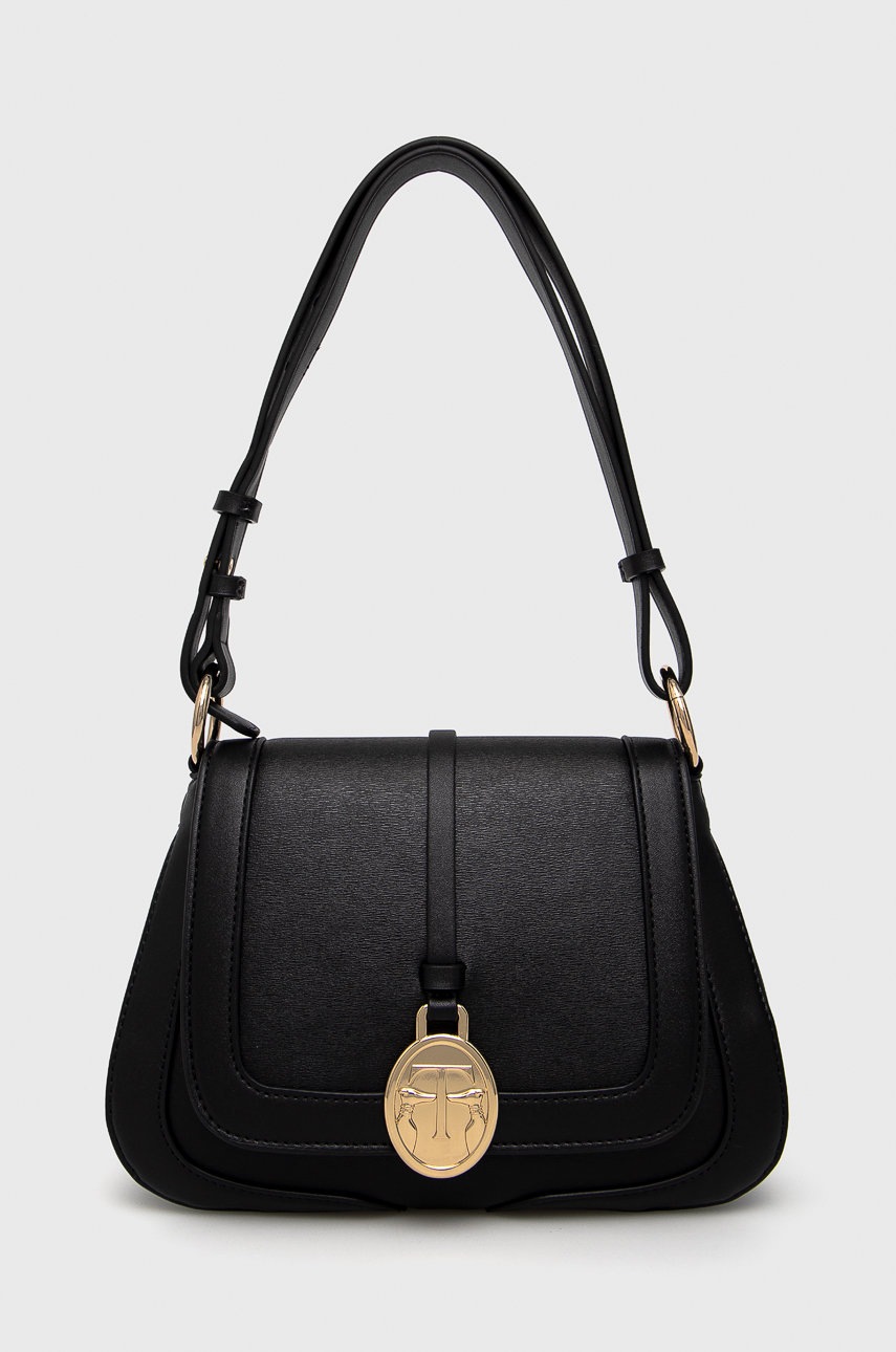 

Чанта Trussardi в черно, Черен