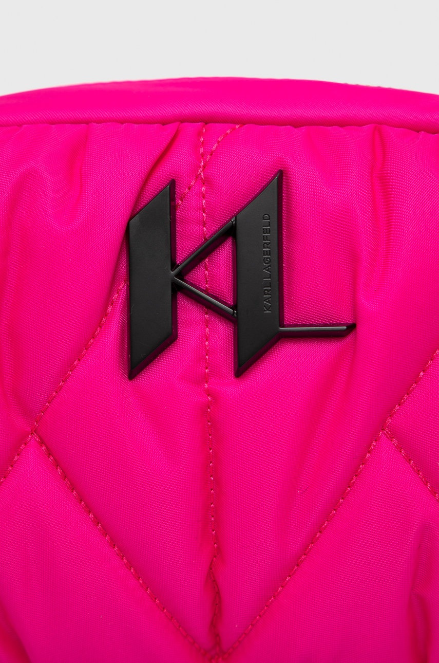 

Сумочка Karl Lagerfeld колір рожевий