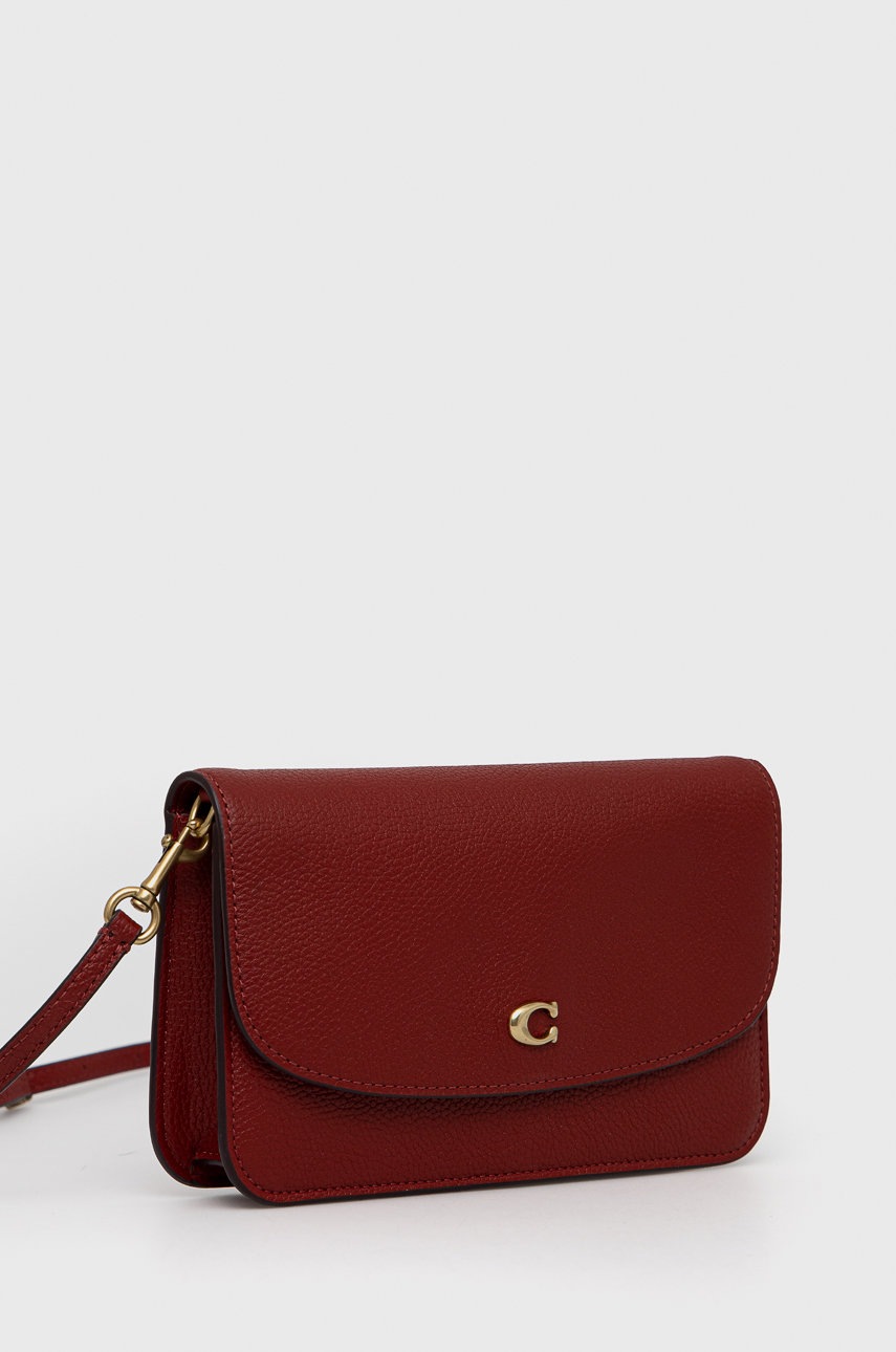 

Сумочка Coach цвет бордовый